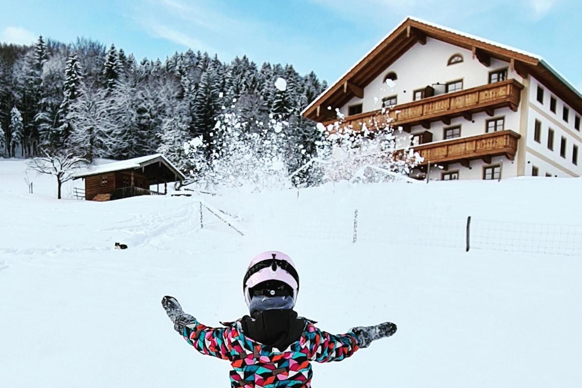 베르나우암히엠지 Schleipfnerhof Urlaub Auf Dem Bauernhof 빌라 외부 사진